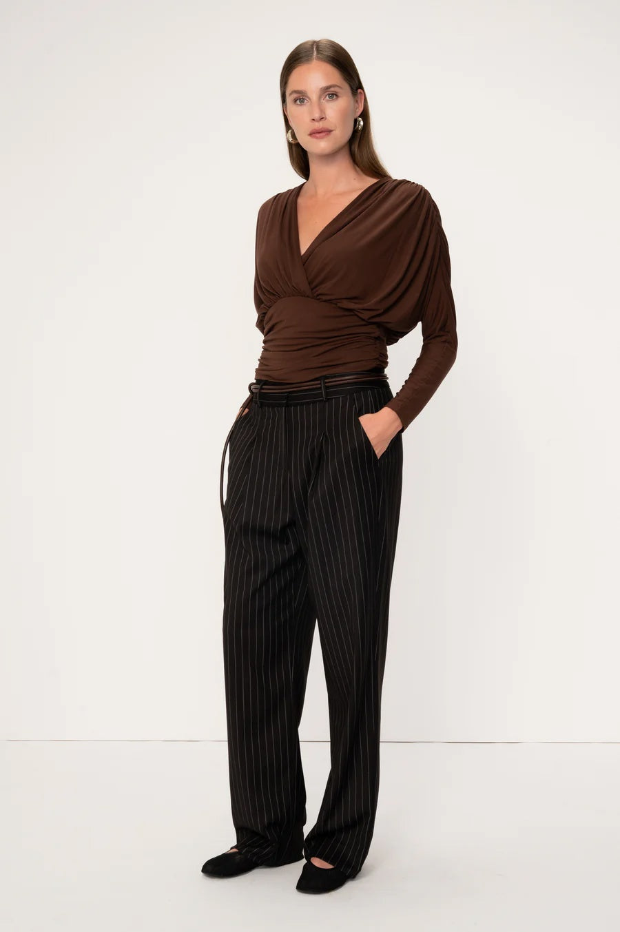 Viveh Salvia topp Mørkebrun - ZhosLaila