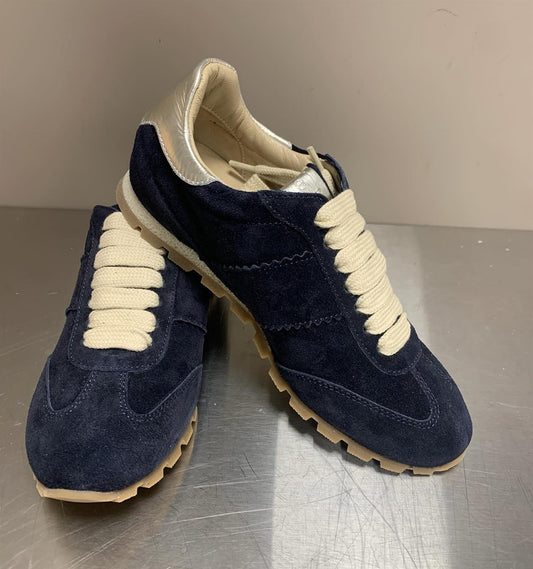 Laura Bellariva Ambra semsket sneaker Mørk Marine - ZhosLaila