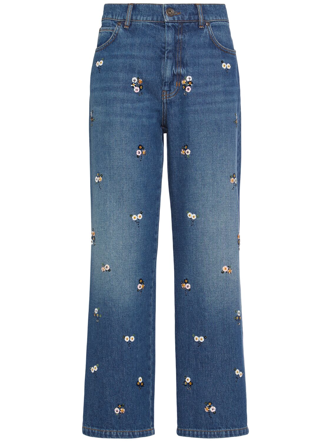 Max Mara Manetta Denimjeans med paljetter - ZhosLaila