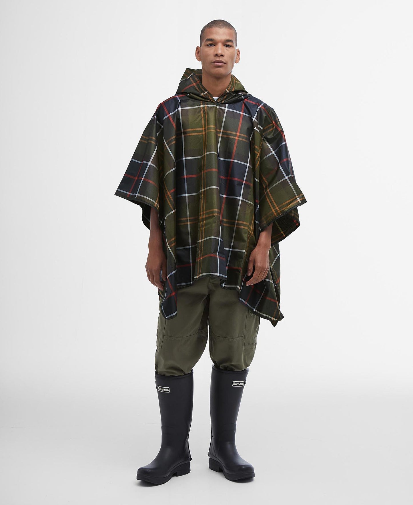 Barbour Tartan vanntett Poncho Unisex - ZhosLaila