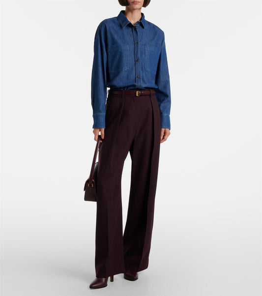 Max Mara S Ginny denimskjorte - ZhosLaila