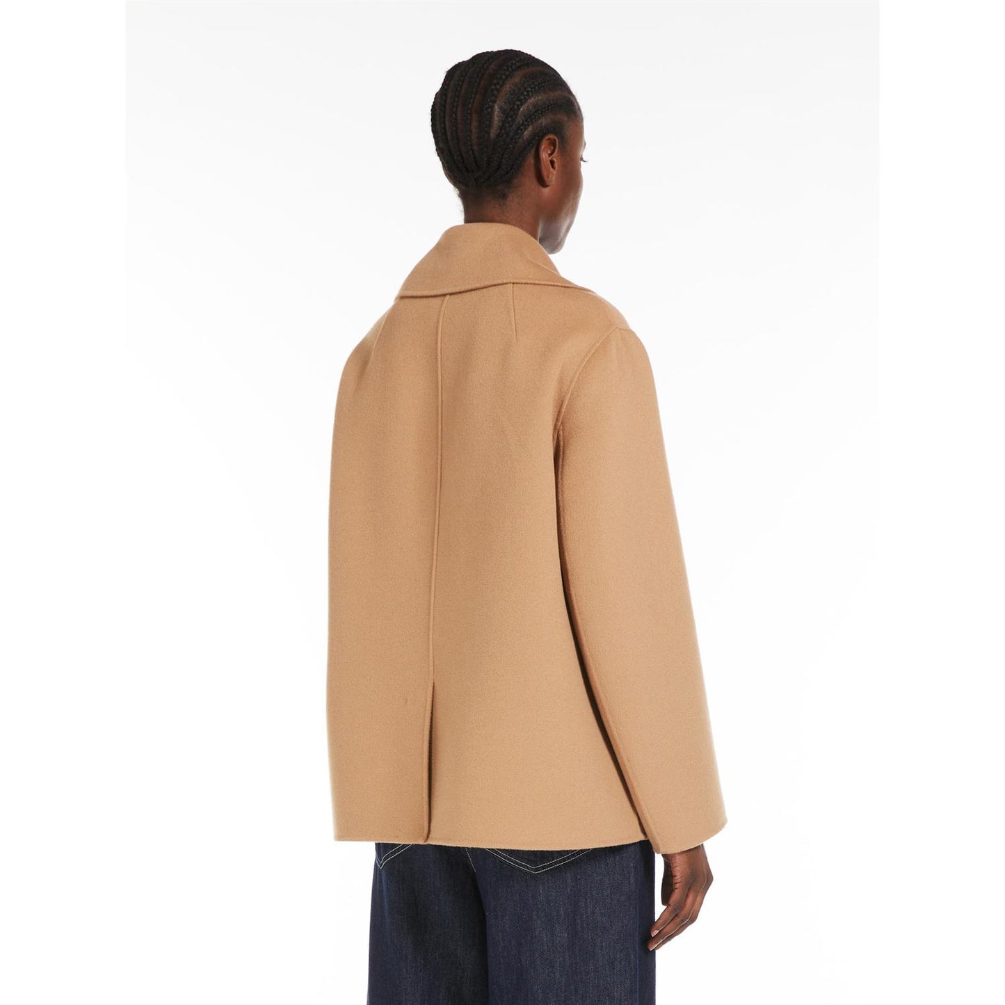 Max Mara Margot Dobbeltspent ulljakke Camel - ZhosLaila