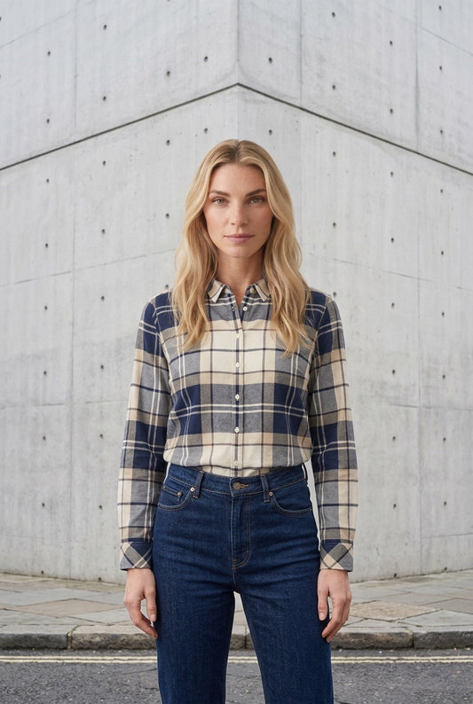 Barbour Bredon Regular langermet skjorte