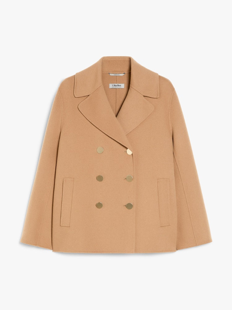 Max Mara Margot Dobbeltspent ulljakke Camel