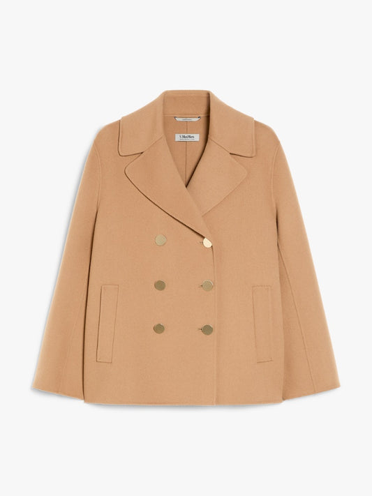 Max Mara Margot Dobbeltspent ulljakke Camel - ZhosLaila
