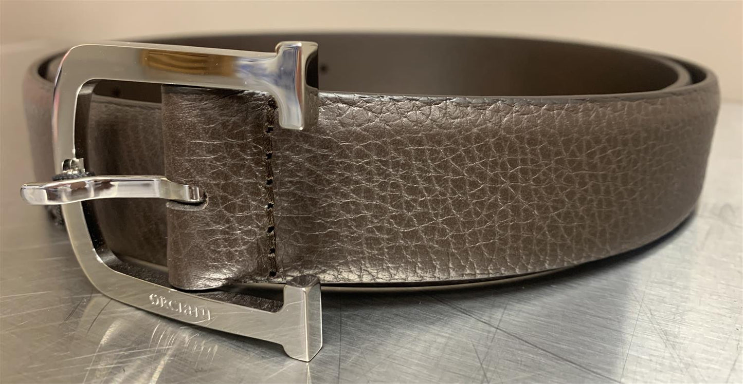 Orciani Dollaro klassisk skinnbelte 3,5cm brun - ZhosLaila