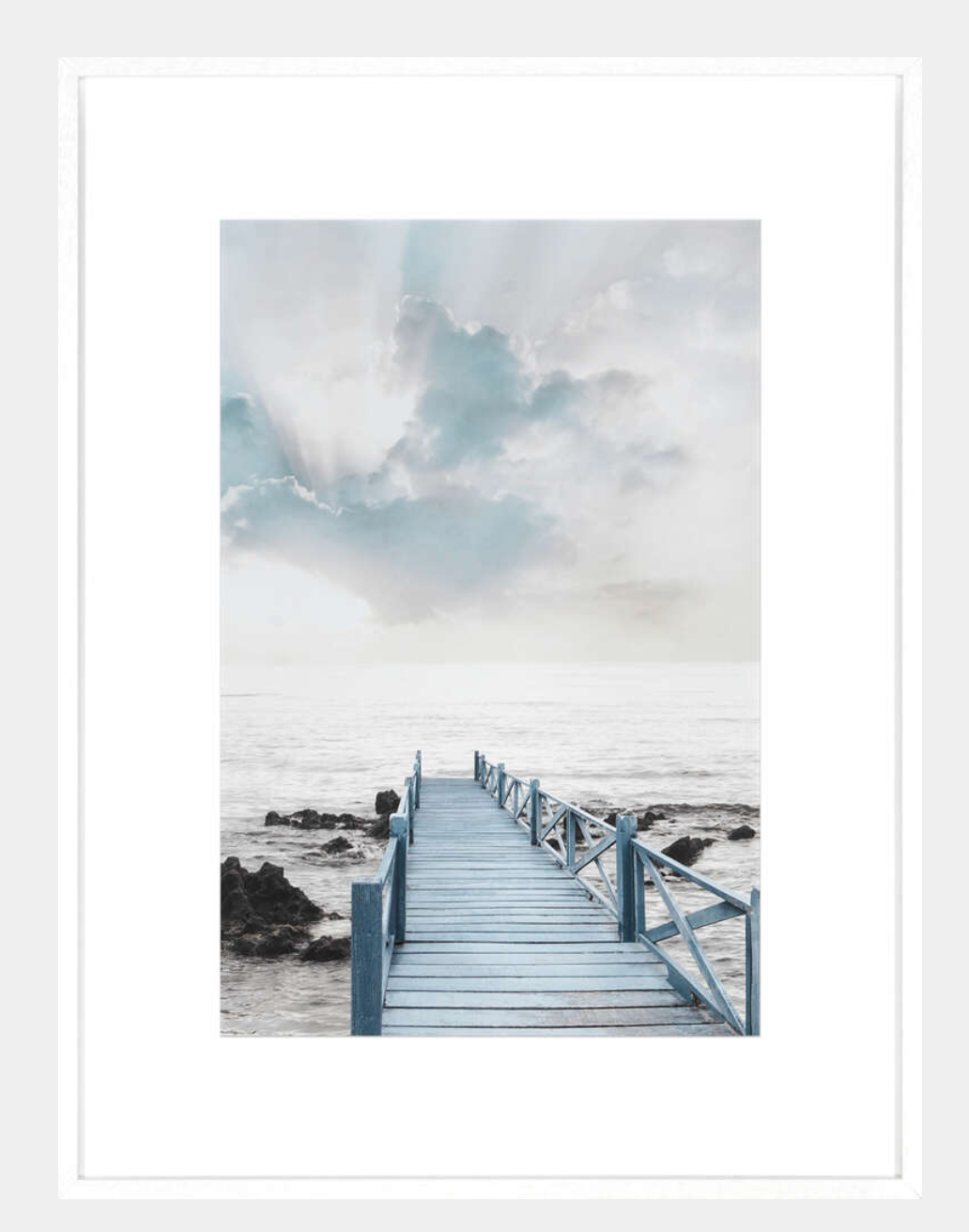 Pier at Sunrise bilde H82 x B62cm
