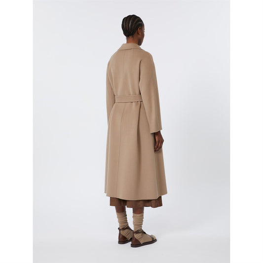 Max Mara Esturia Midikåpe i ull Camel - ZhosLaila