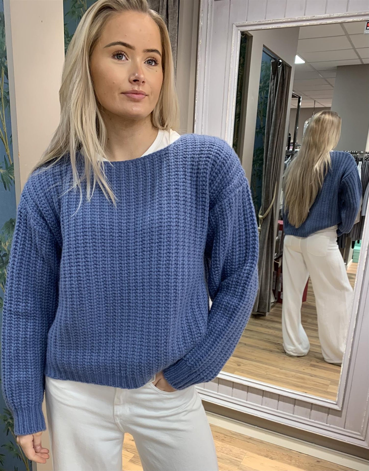 Warm Me Matilda genser Dueblå