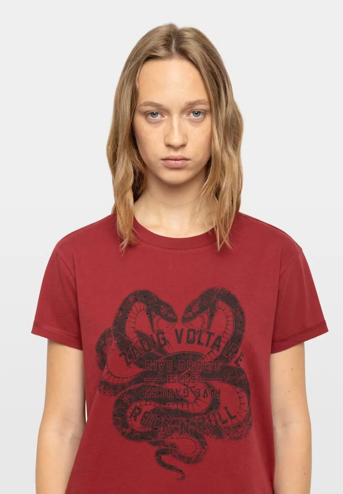 Zadig & Voltaire Walk T-skjorte Rød
