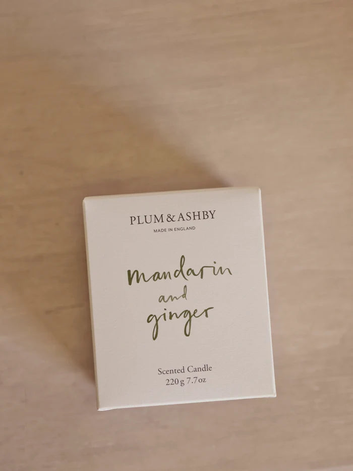 MANDARIN- OG INGEFÆR DUFTLYS 220g - ZhosLaila