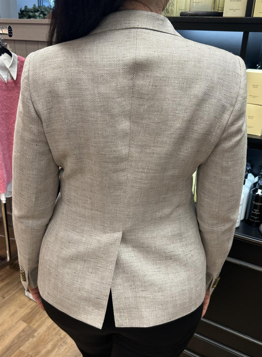 Tagliatore Alicya dobbeltspent linjakke Beige - ZhosLaila