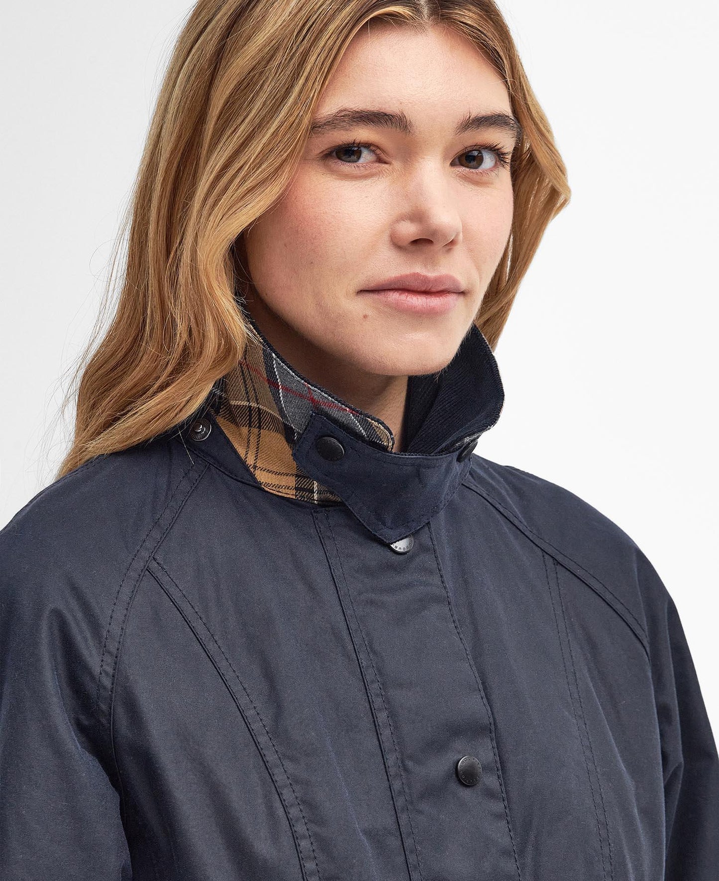 Barbour Beadnell® vokset jakke Blå - ZhosLaila