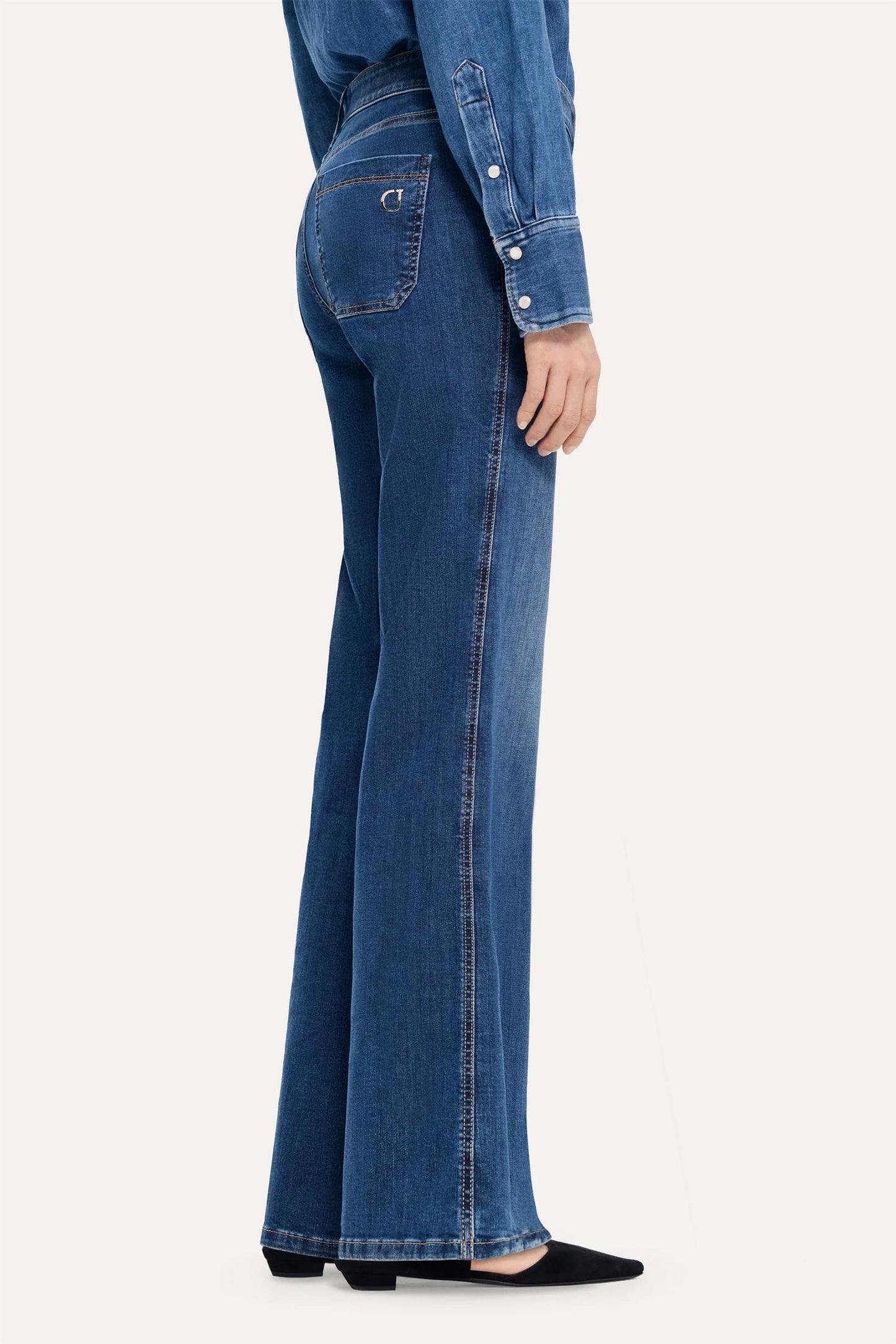 Cambio Tess Wide leg jeans - ZhosLaila