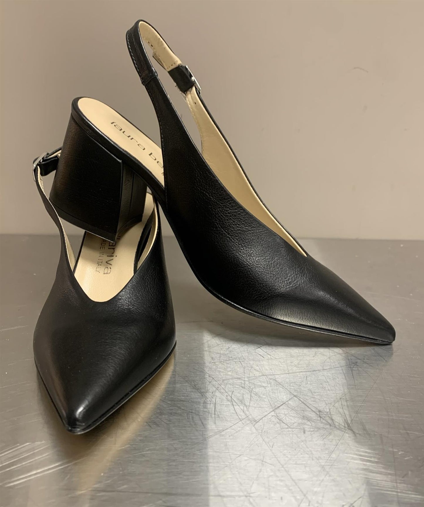 Laura Bellariva Tropic Slingback sko Sorte - ZhosLaila