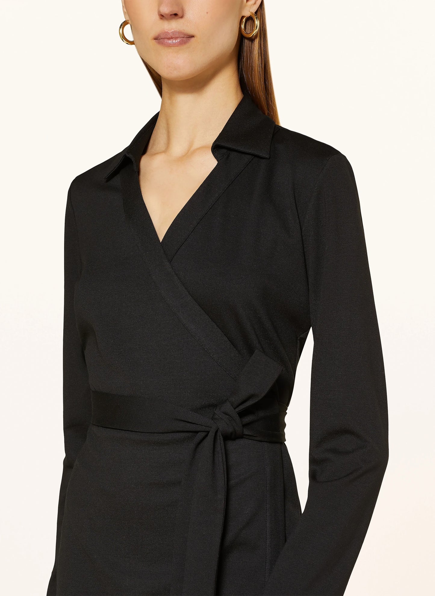 Robert Friedman Omslagskjole Sort - ZhosLaila