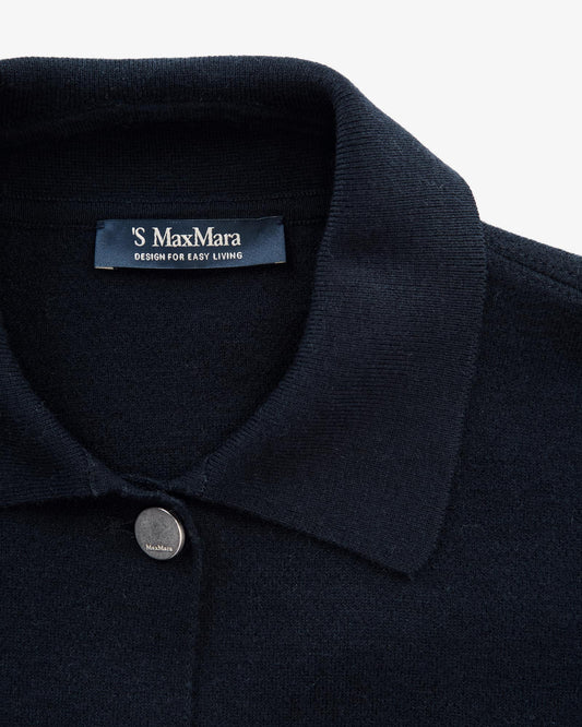 Max Mara Studio Giada Cardigan Marine - ZhosLaila