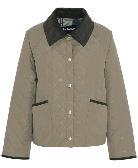 Barbour Anis vattert jakke Oliven - ZhosLaila
