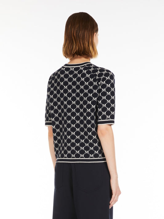 Max Mara Portici Jacquard ull- og kashmirgenser - ZhosLaila