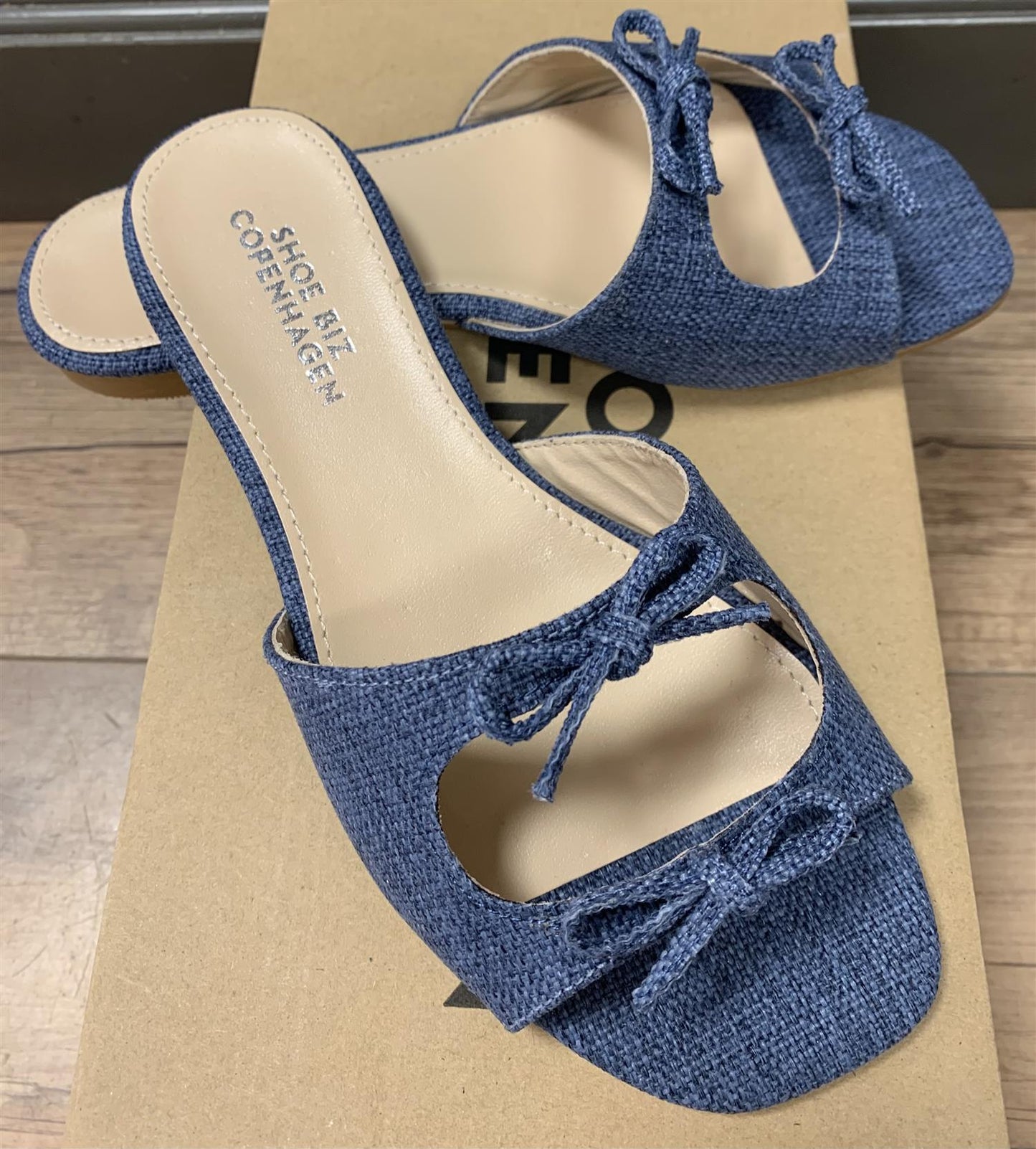 Shoe Biz Houston slippers Blå - ZhosLaila