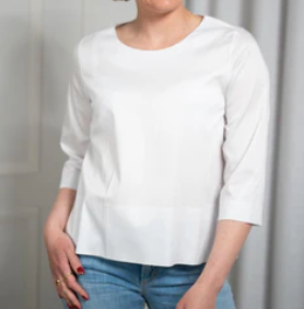 Angoor Claire topp Hvit