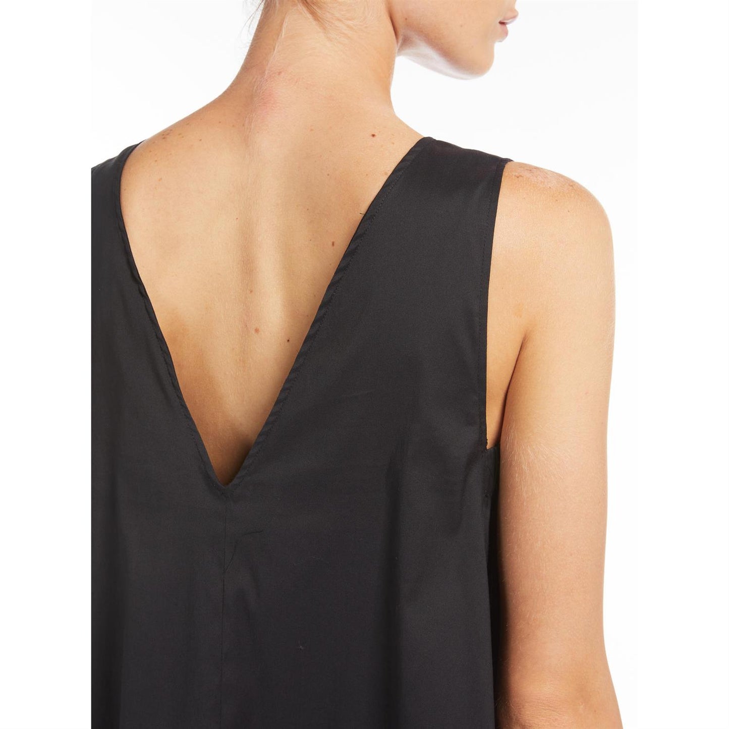 Max Mara Beachwear Campale Poplin A-line dress Sort - ZhosLaila