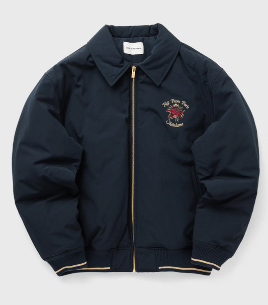 Drôle de Monsieur Bomber Slogan Rose Marineblå