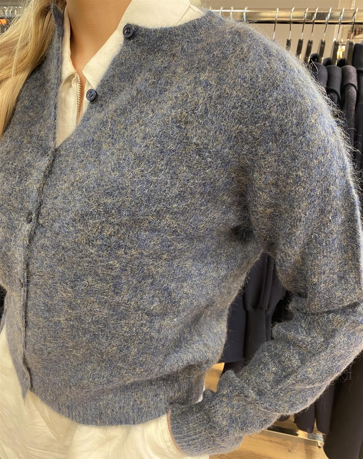 Amuse Cardigan Jenny Mørkeblå - ZhosLaila