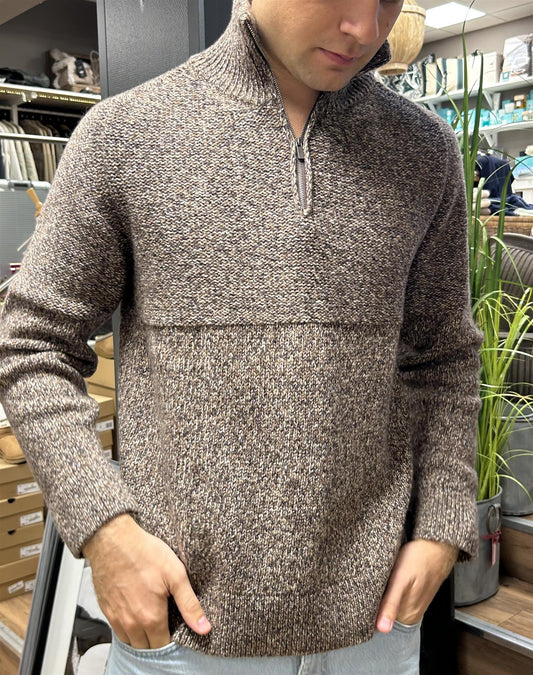 Altea William Herregenser høy hals Brun Melert - ZhosLaila