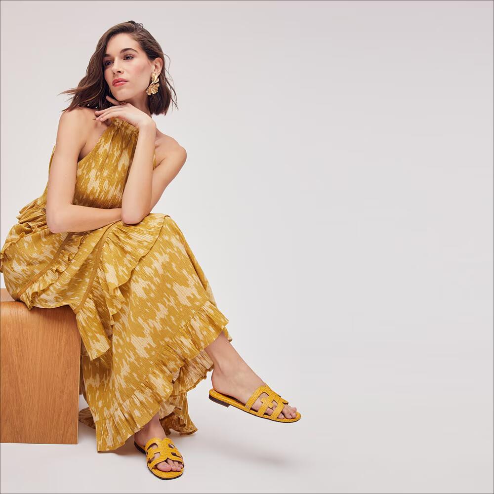 Sam Edelman Bay Slide sandaler Gule - ZhosLaila