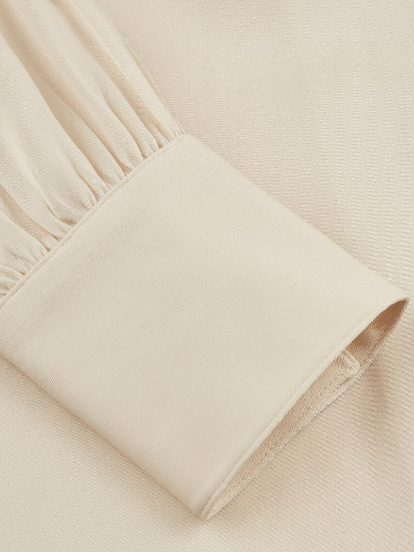 Stenstrøms Selma Sløyfebluse Champange - ZhosLaila