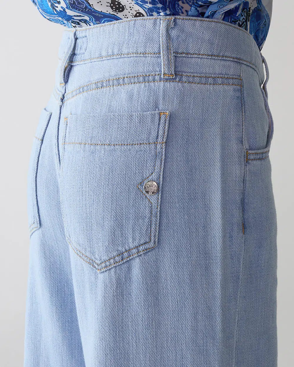 Shaft Five Wide Leg Denim - ZhosLaila