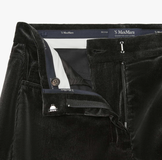 Max Mara Caucaso fløyelsbukser Grå - ZhosLaila