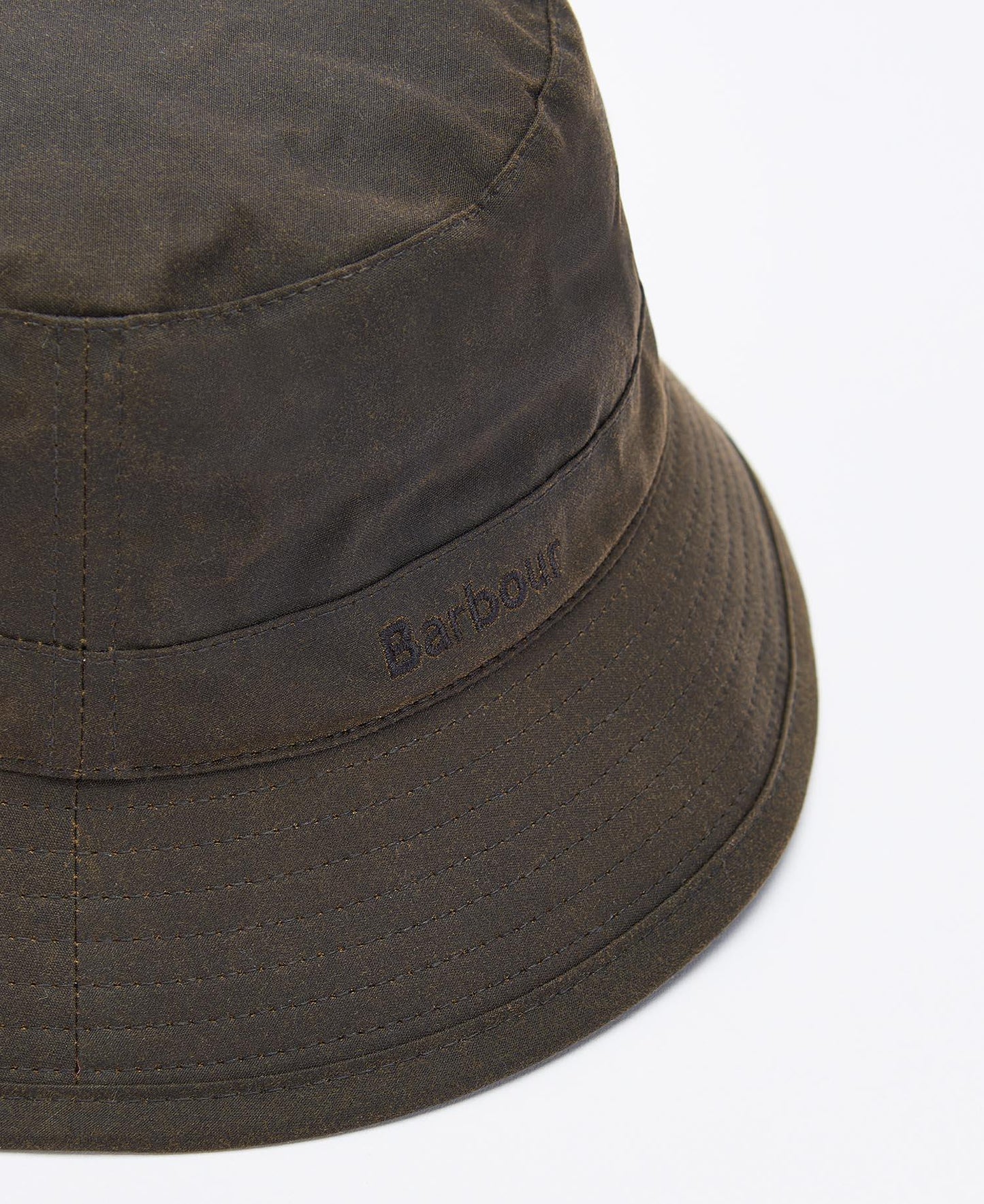 Barbour vokset bøttehatt Oliven - ZhosLaila