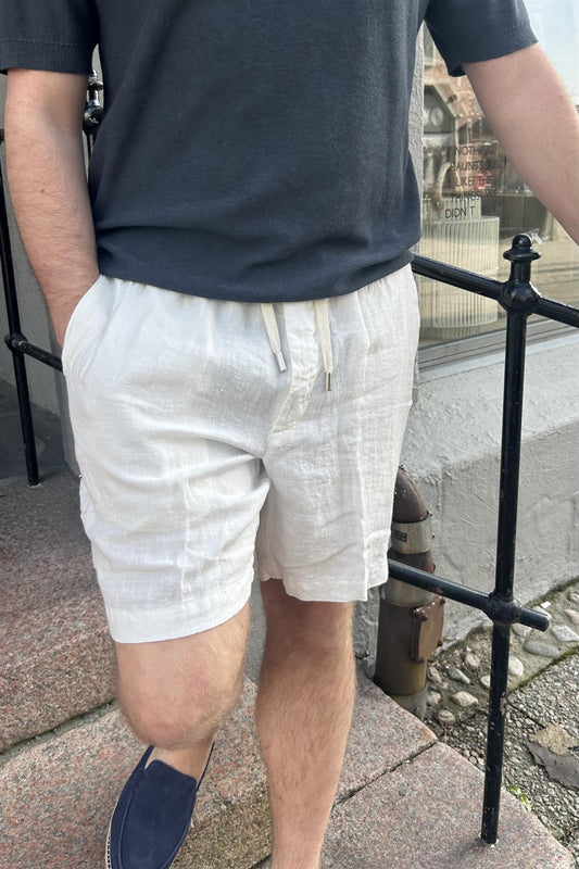 Altea herre Shorts lin Hvit - ZhosLaila