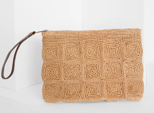 Ibeliv Tanala clutch veske Natur - ZhosLaila