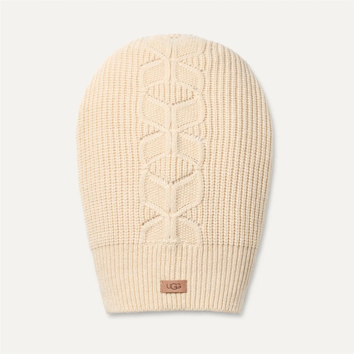 UGG Kvinners Kabel Balaclava Off-White - ZhosLaila