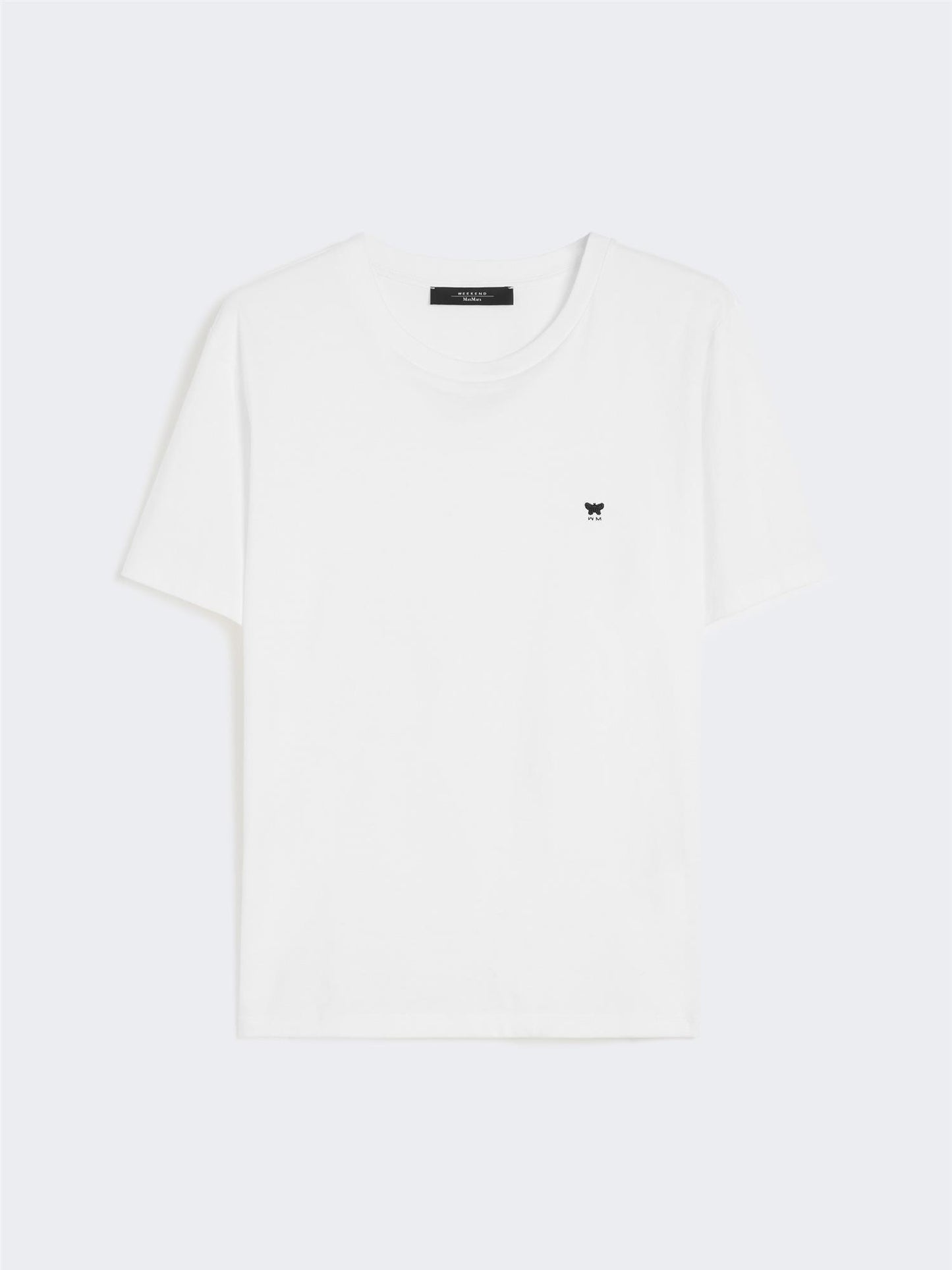 Max Mara Venaco T-skjorte i jersey med rett passform Off-White