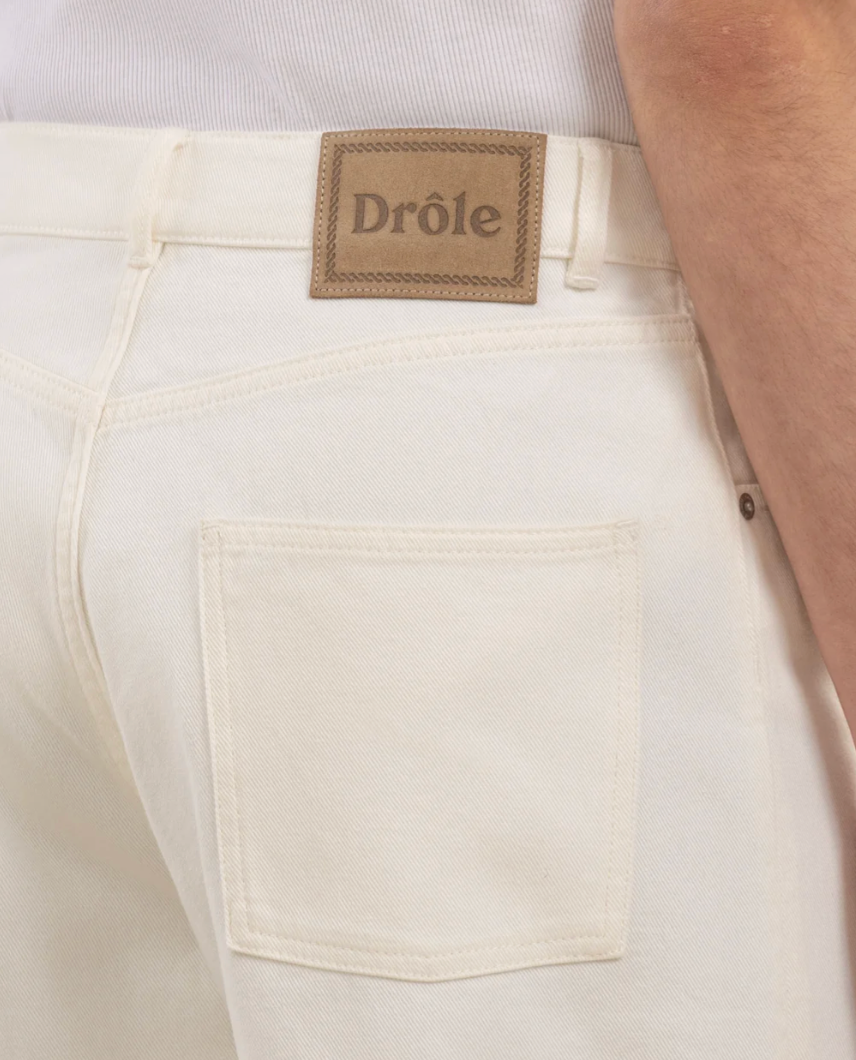 Drôle de Monsieur Jean Straight bukse Off-White
