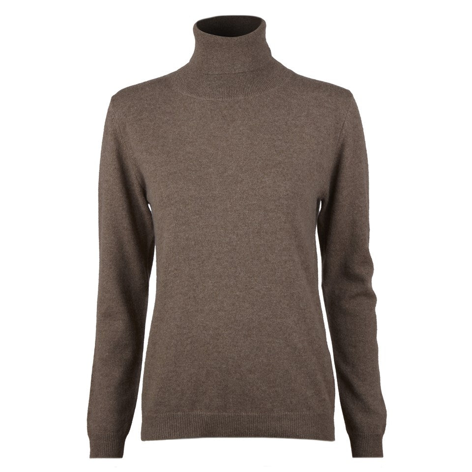 Stenstrøms Susanna Cashmere høyhalset genser Brun