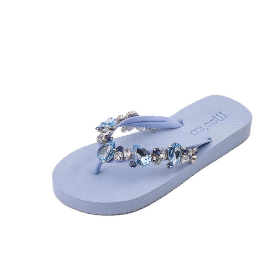 Moo`ilo Flip-flop Katja Lyseblå