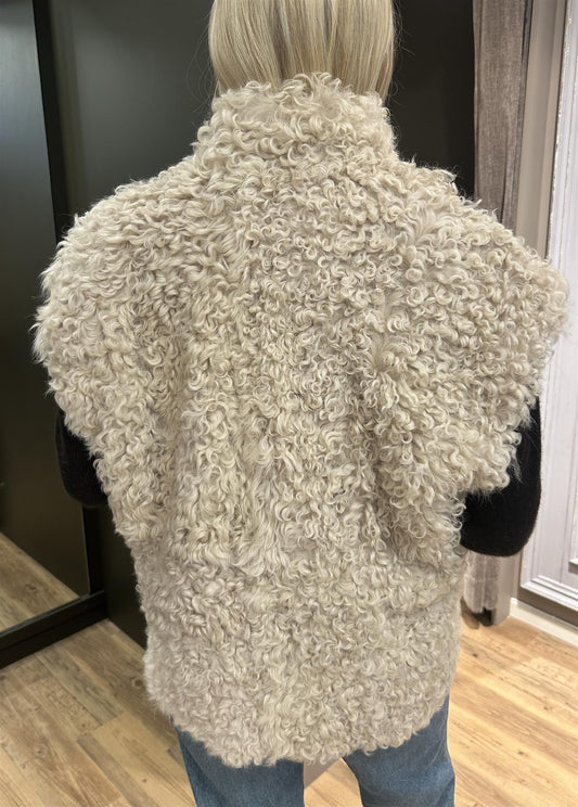 Utzon Kate vendbar vest Beige - ZhosLaila