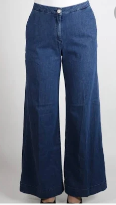 Shaft Flare Denim silk stretch