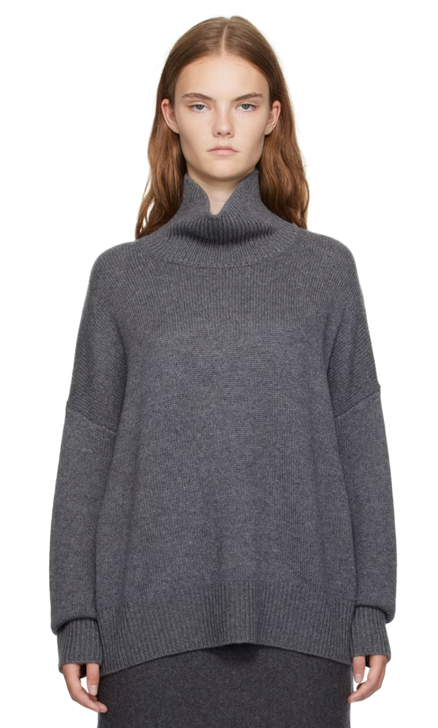 Lisa Yang Heidi cashmere genser Grå - ZhosLaila