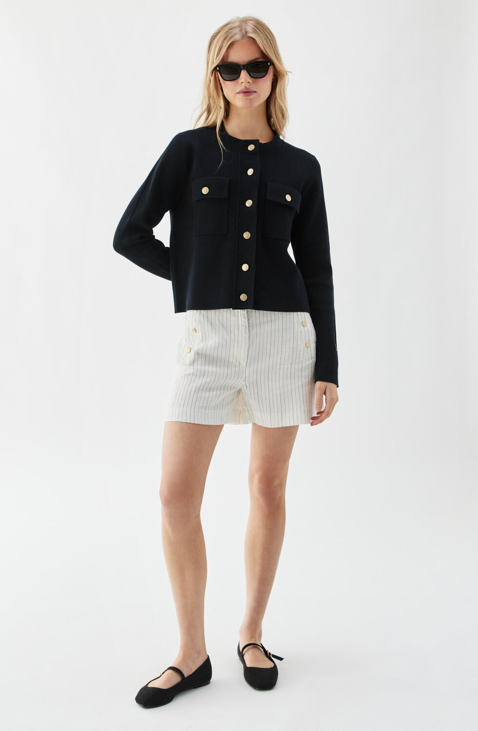 Busnel Allie Cardigan Marine - ZhosLaila