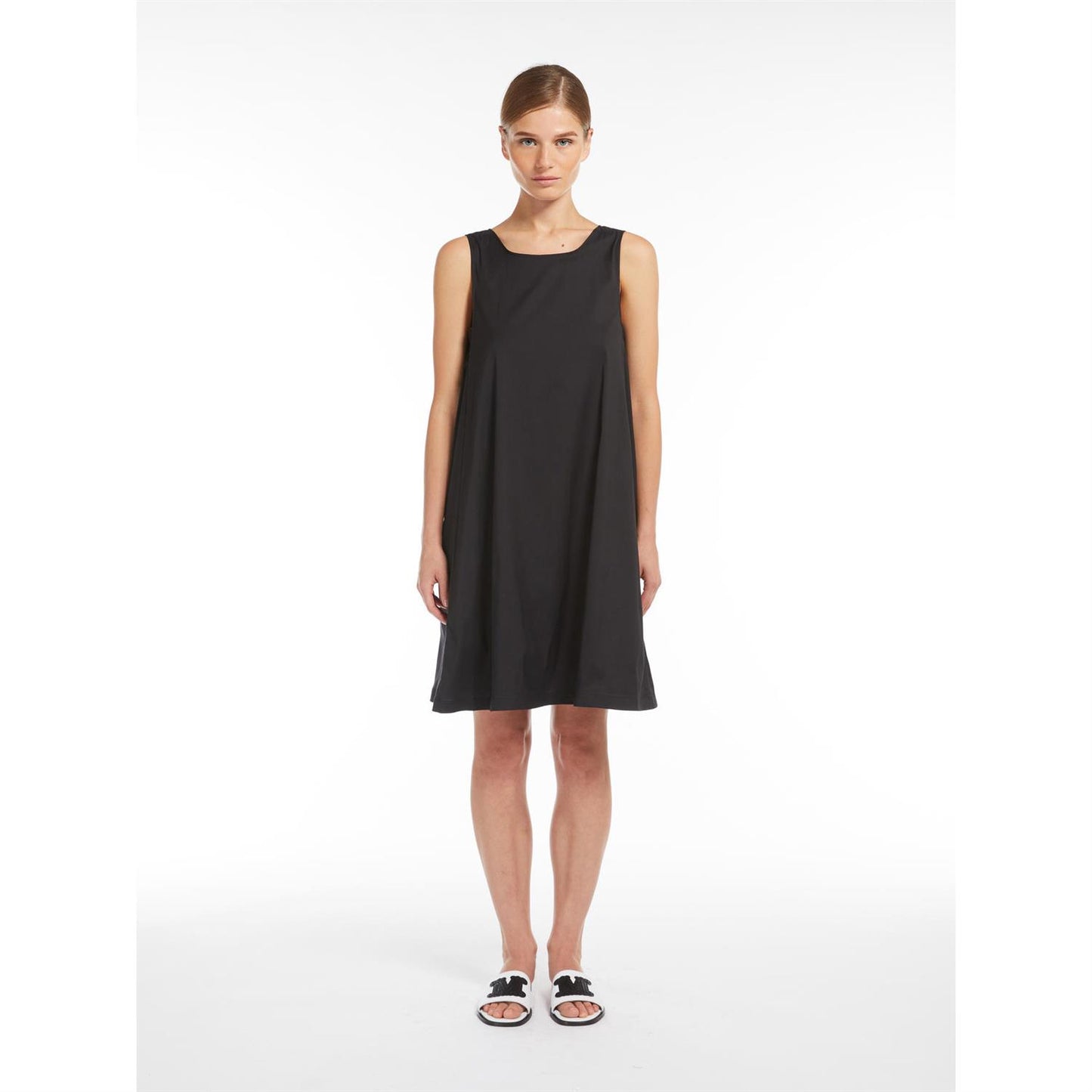 Max Mara Beachwear Campale Poplin A-line dress Sort - ZhosLaila