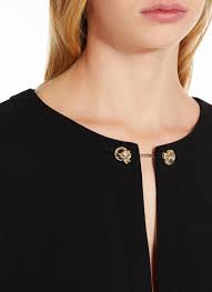 Max Mara Studio Asti Cady sheath kjole Sort - ZhosLaila