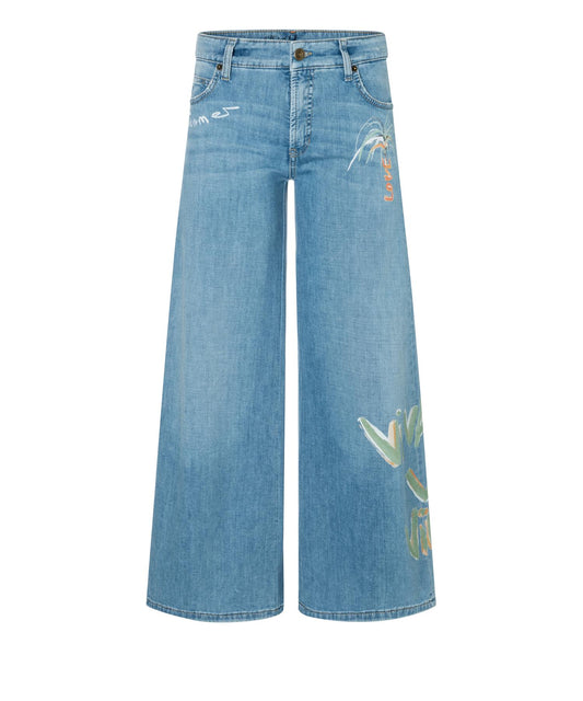 Cambio Jeans “Palazzo” Cropped “Summer Love” - ZhosLaila