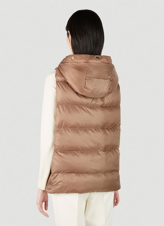 Max Mara The Cube Jsoft Vest Camel - ZhosLaila