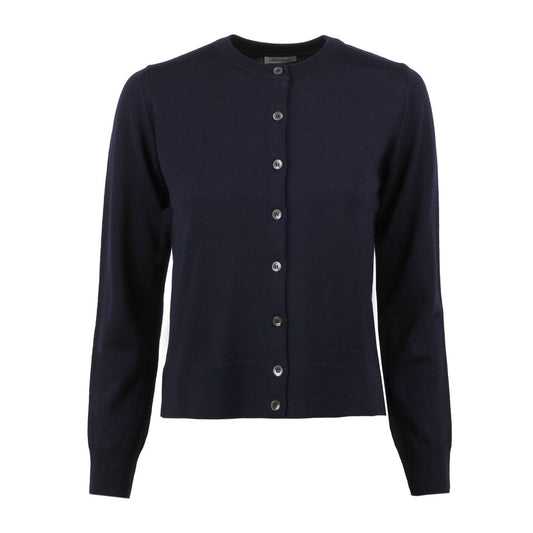 Stenstrøms Sigrid Merino Cardigan Mørkeblå